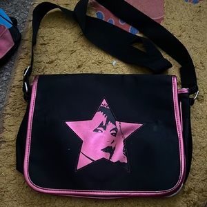 Ant hill trading Ltd. Blonde messenger bag